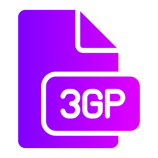 3gp Generic gradient fill icono