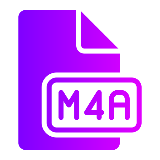 m4a Generic gradient fill icoon