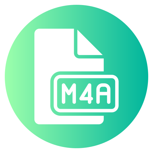 m4a Generic gradient fill icon