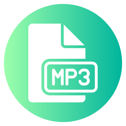 mp3 Generic gradient fill icona