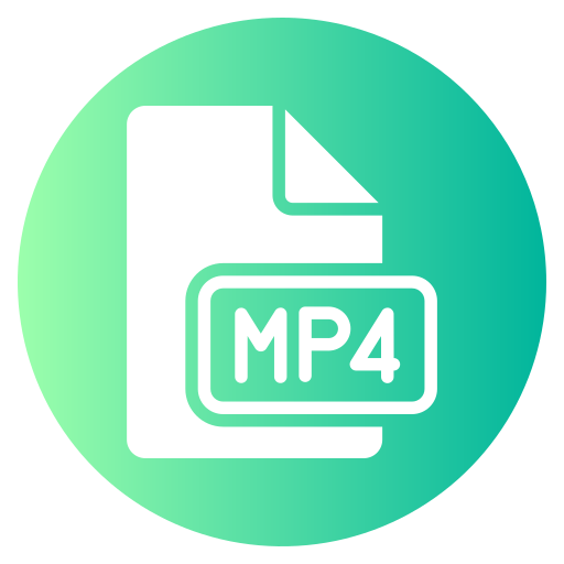 mp4 Generic gradient fill icona