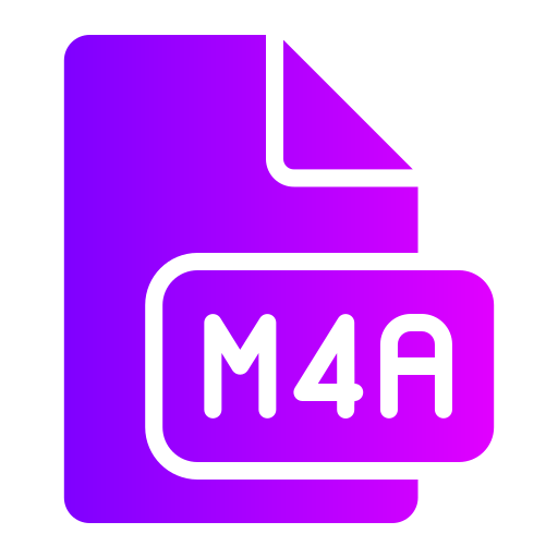 m4a Generic gradient fill icon