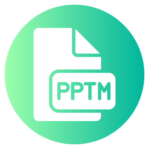 pptm Generic gradient fill icon