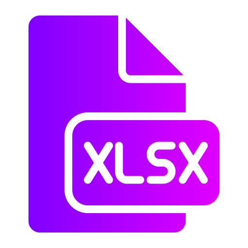 xlsx Generic gradient fill icon