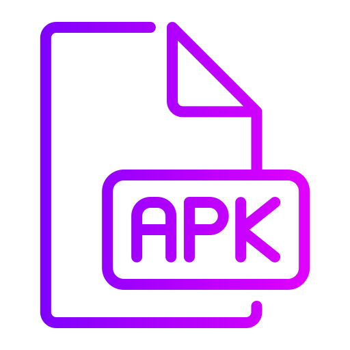 apkファイル Generic gradient outline icon