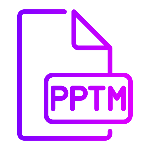 pptm Generic gradient outline icon