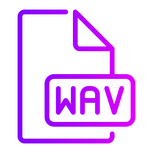 wav Generic gradient outline icon