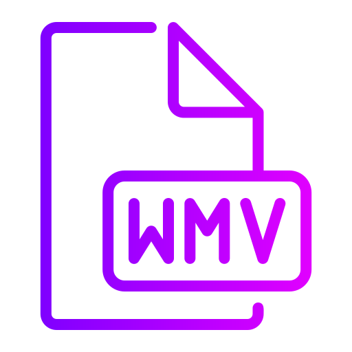 wmv Generic gradient outline icon