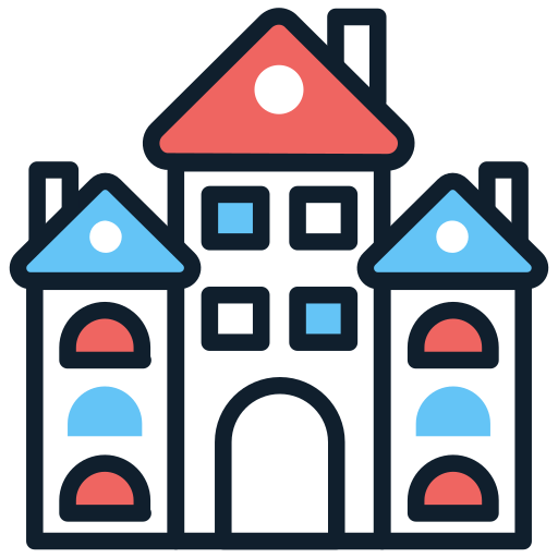 Apartment Vectors Tank Two colors icon