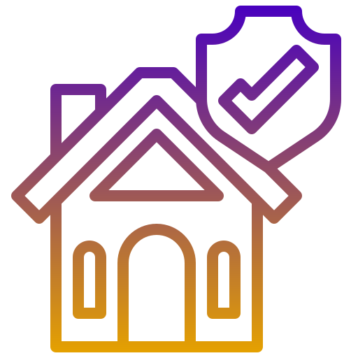 дом Generic gradient outline иконка