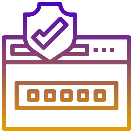 Web Protection Generic gradient outline icon