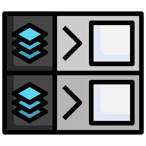 層 Generic color outline icon