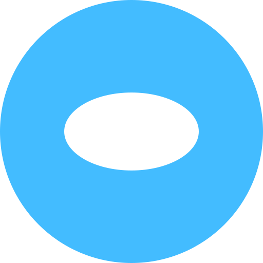 oval Generic color fill icono