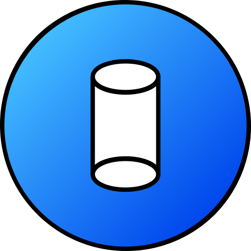 Cylinder Generic gradient lineal-color icon