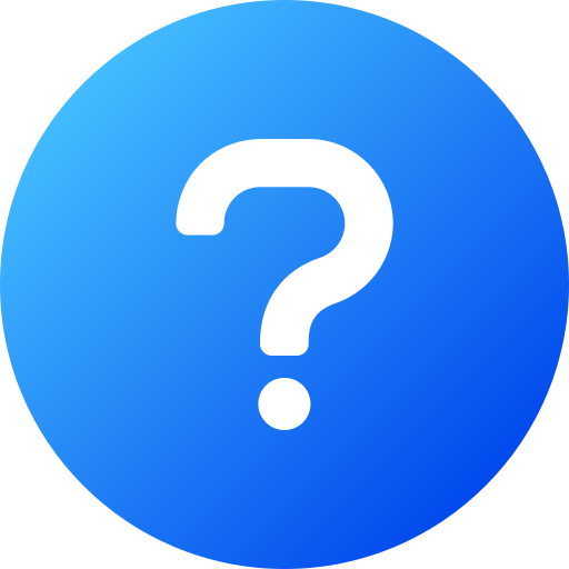 signo de interrogación Generic gradient fill icono