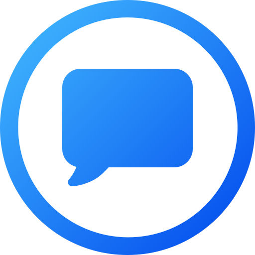 Chat Generic gradient fill icon