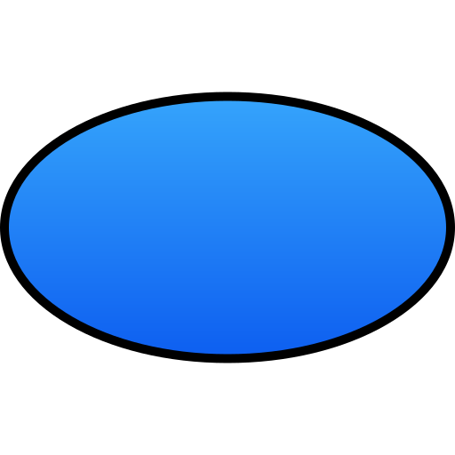 ovale Generic gradient lineal-color icona