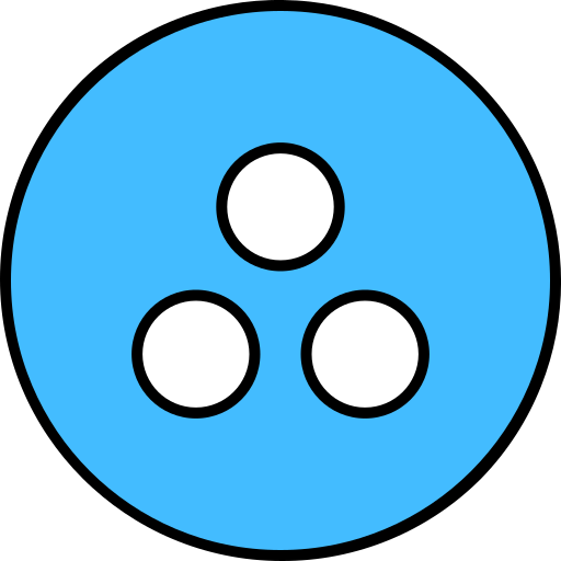점이 찍힌 Generic color lineal-color icon