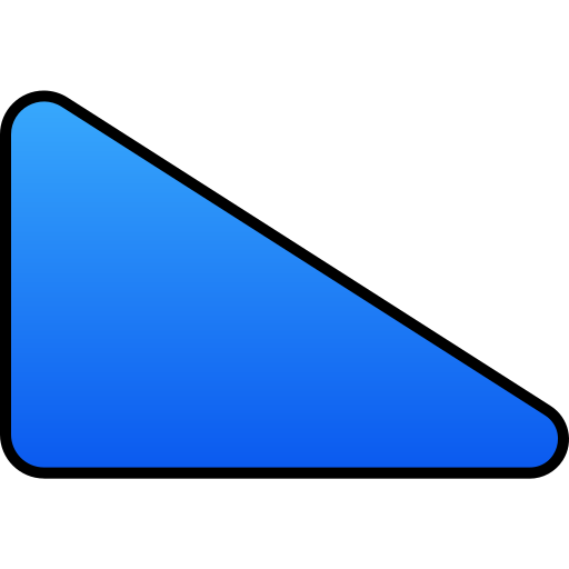 Triangle Generic gradient lineal-color icon