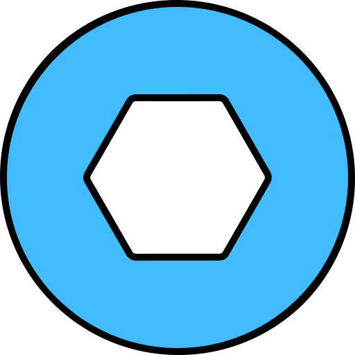 sześciokąt Generic color lineal-color ikona