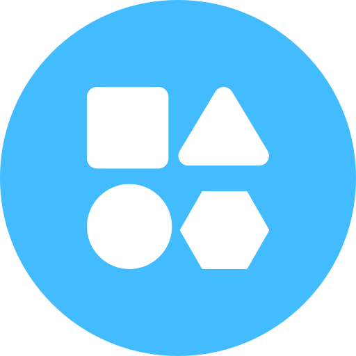 Shapes Generic color fill icon