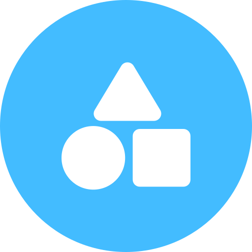 Shapes Generic color fill icon