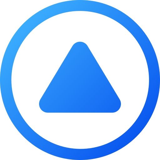 Triangle Generic gradient fill icon