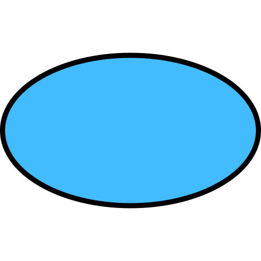 타원형 Generic color lineal-color icon
