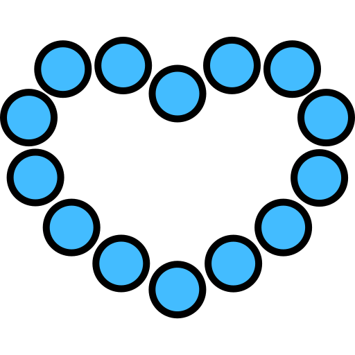 cœur Generic color lineal-color Icône