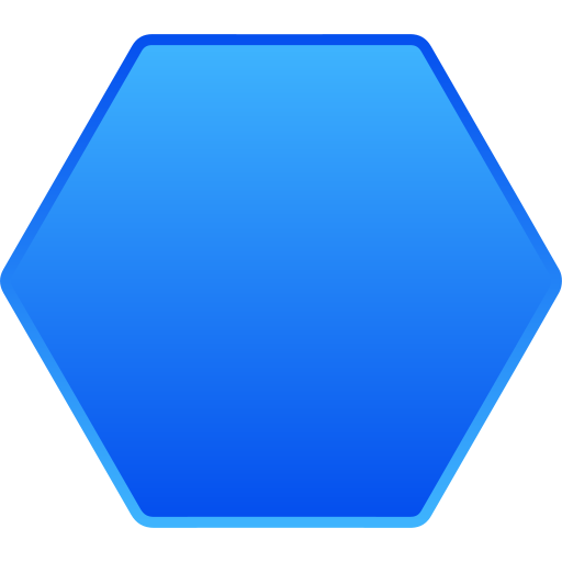 hexagone Generic gradient lineal-color Icône