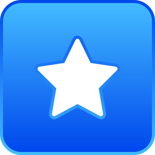 Star Generic gradient lineal-color icon