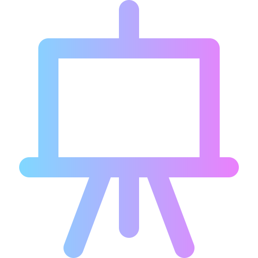 Easel Super Basic Rounded Gradient icon