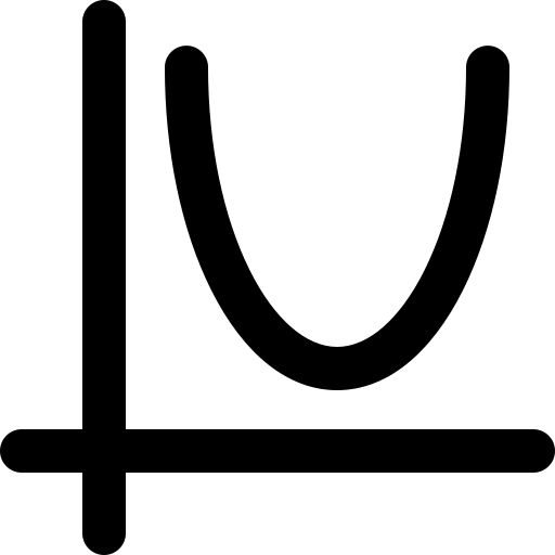 asse Super Basic Rounded Lineal icona