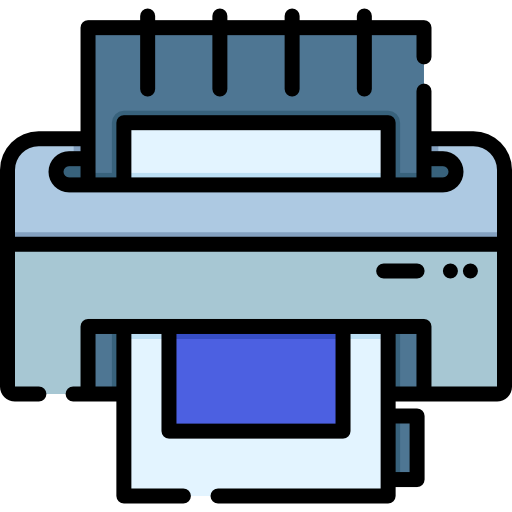 Принтер Special Lineal color иконка