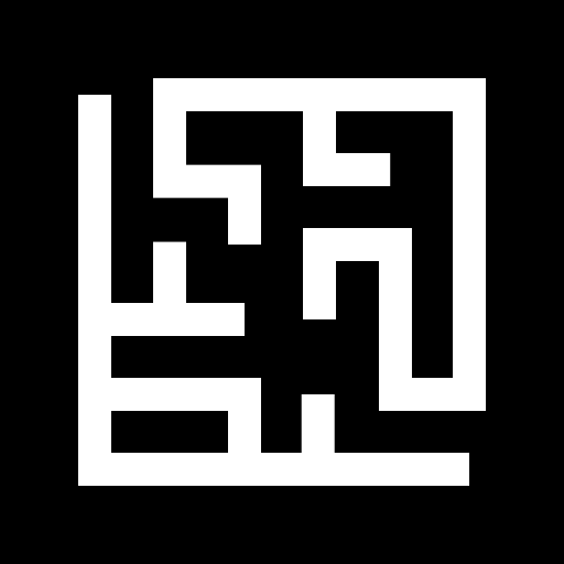 laberinto Basic Straight Filled icono