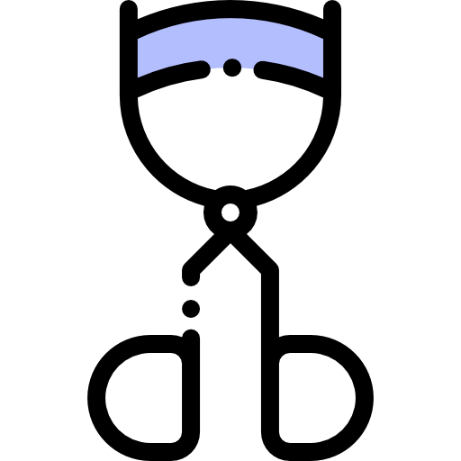 rizador de pestañas Detailed Rounded Lineal color icono