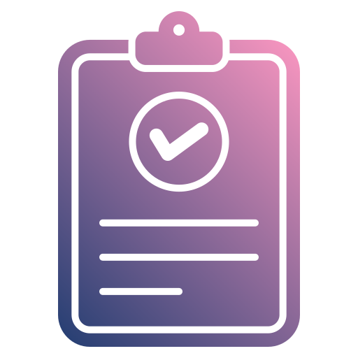 Clipboard Generic gradient fill icon