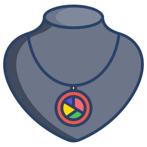 Necklace Icongeek26 Linear Colour icon