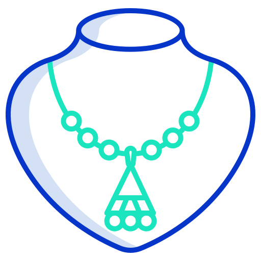 Necklace Icongeek26 Outline Colour icon