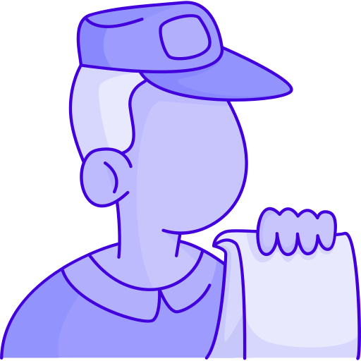 Delivery Man Generic color outline icon