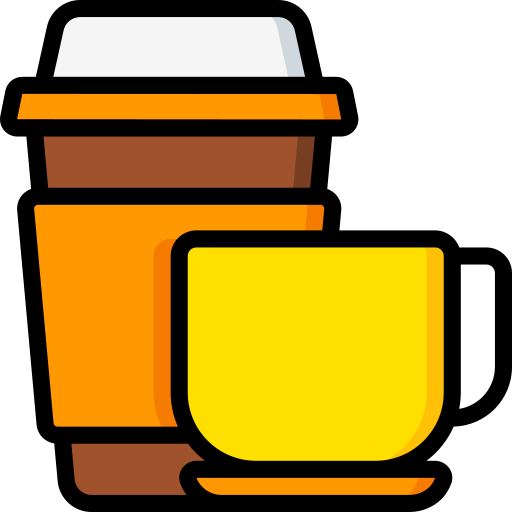 카페 Basic Miscellany Lineal Color icon