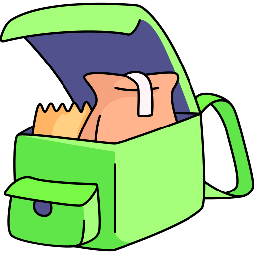 borsa di consegna Generic color outline icona