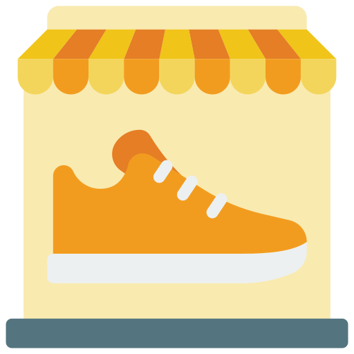 Shoe shop Basic Miscellany Flat icon