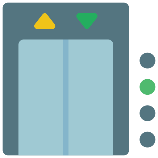 엘리베이터 Basic Miscellany Flat icon