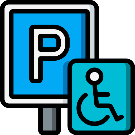 estacionamiento Basic Miscellany Lineal Color icono