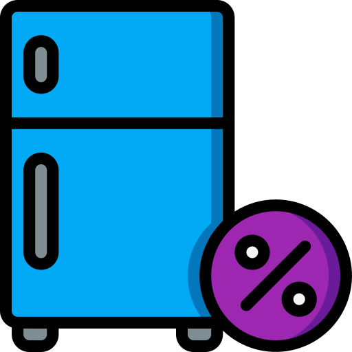 Fridge Basic Miscellany Lineal Color icon