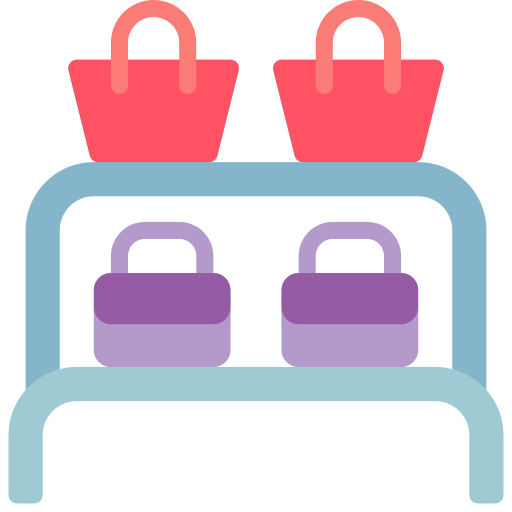 Handbags Basic Miscellany Flat icon