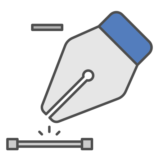 Delete anchor point Generic color outline icon