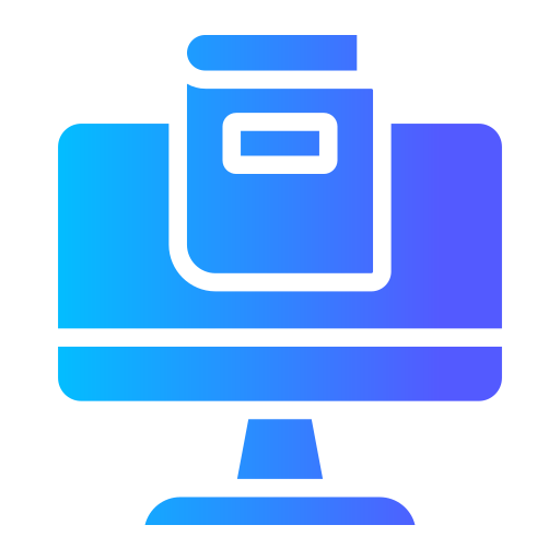 e-learning Generic gradient fill icon