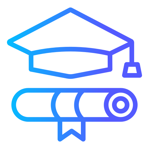 ukończenie szkoły Generic gradient outline ikona